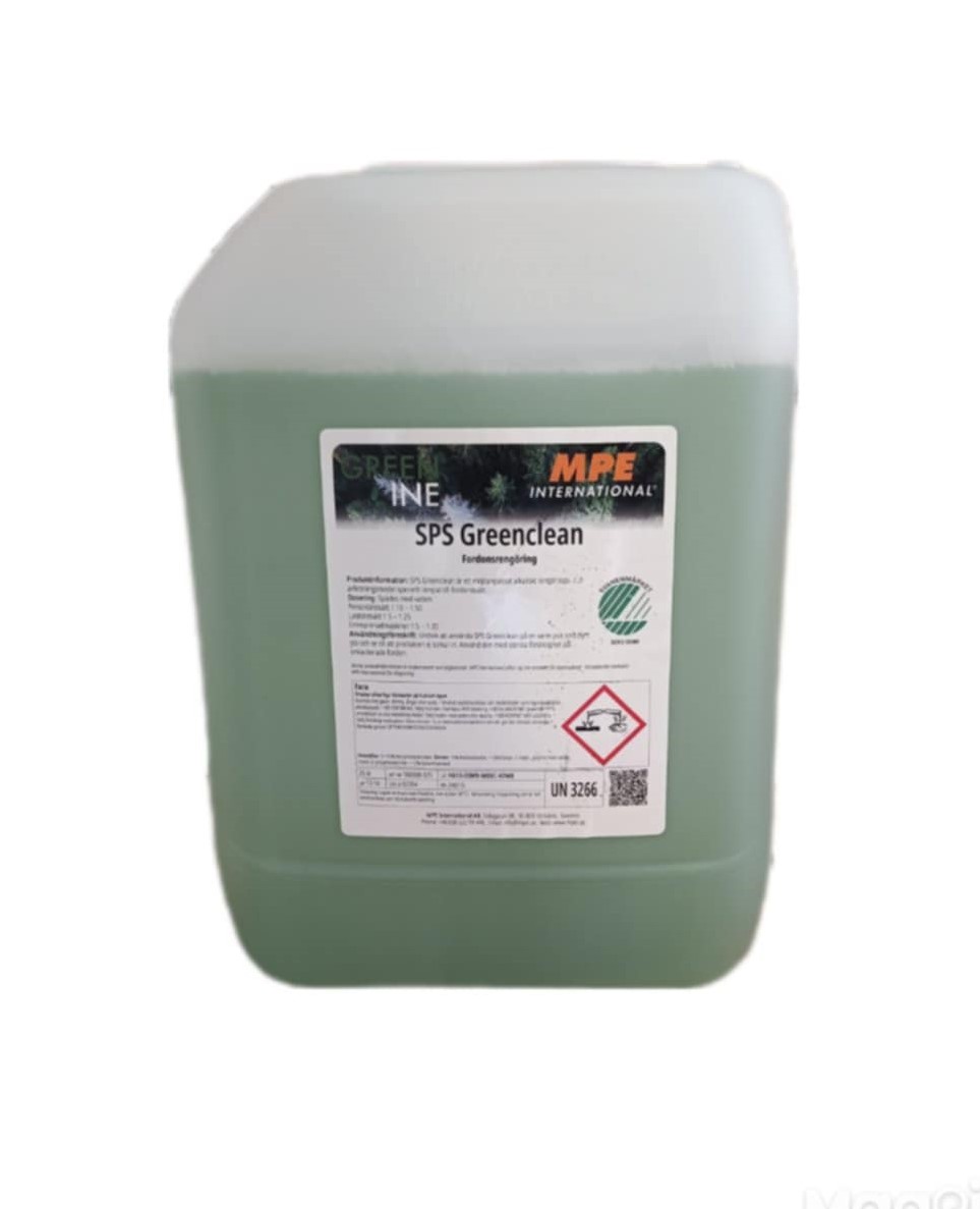 SPS Greenclean Alkaliczne środek myjący pojazdy z oznakowaniem ekologicznym 10 L