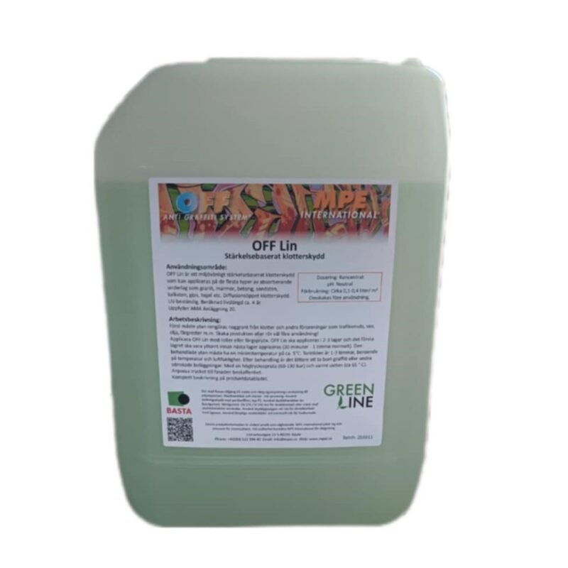 OFF Lin, ochrona przed graffiti 10L