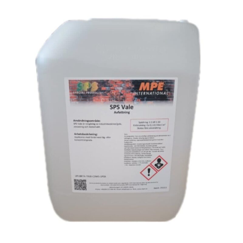 SPS Vale, mycie silników, usuwanie olejów 10L