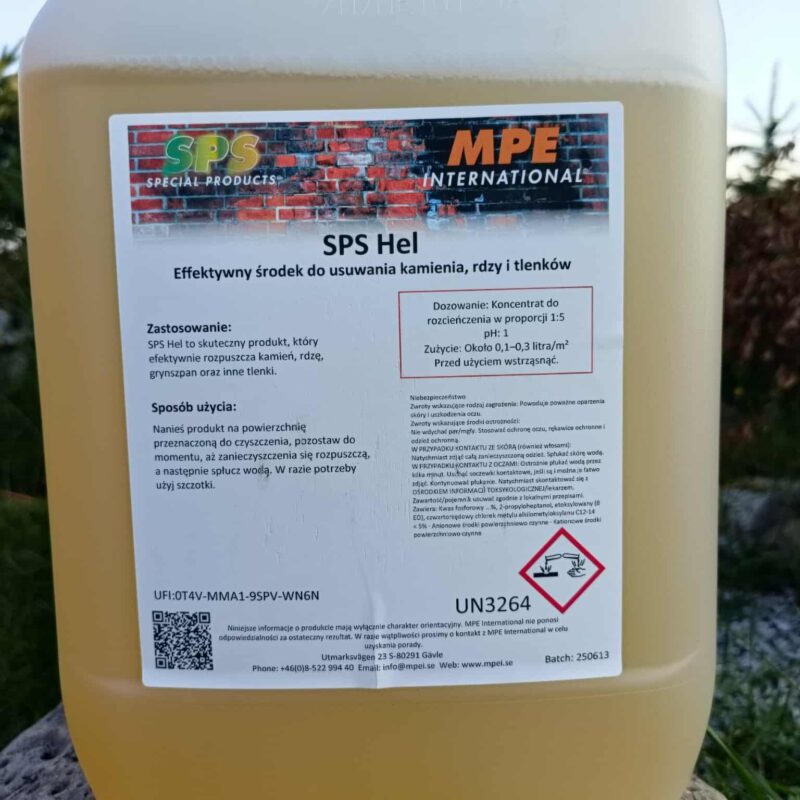 SPS Hel 10 L usuwanie rdzy